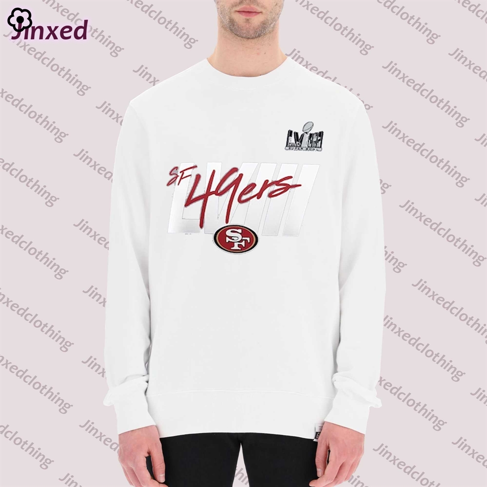 San Francisco 49ers Nike Super Bowl Lviii Specific Essential T-shirt Sweatshirt 